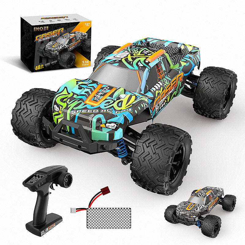 RC Car Graffiti Version 1/14 4WD High Speed Off-Road Truck Big Foot Drift Car