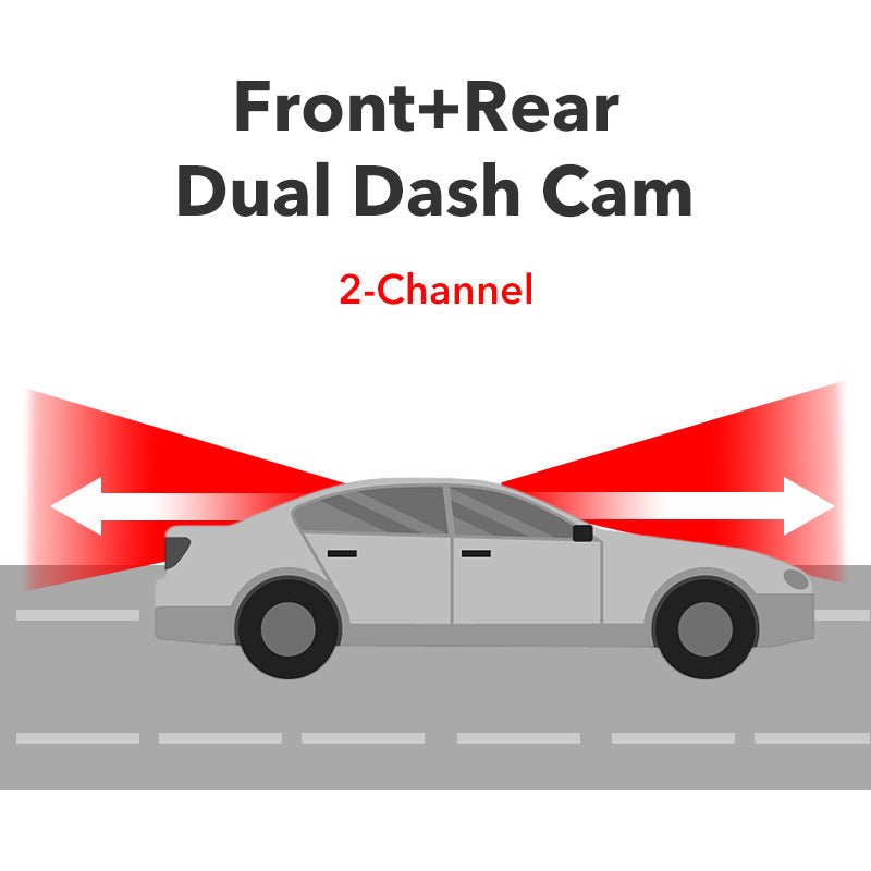 4K Front and Rear Dash Cam For Cars 5G WIFI Car Security Camera F7N Series