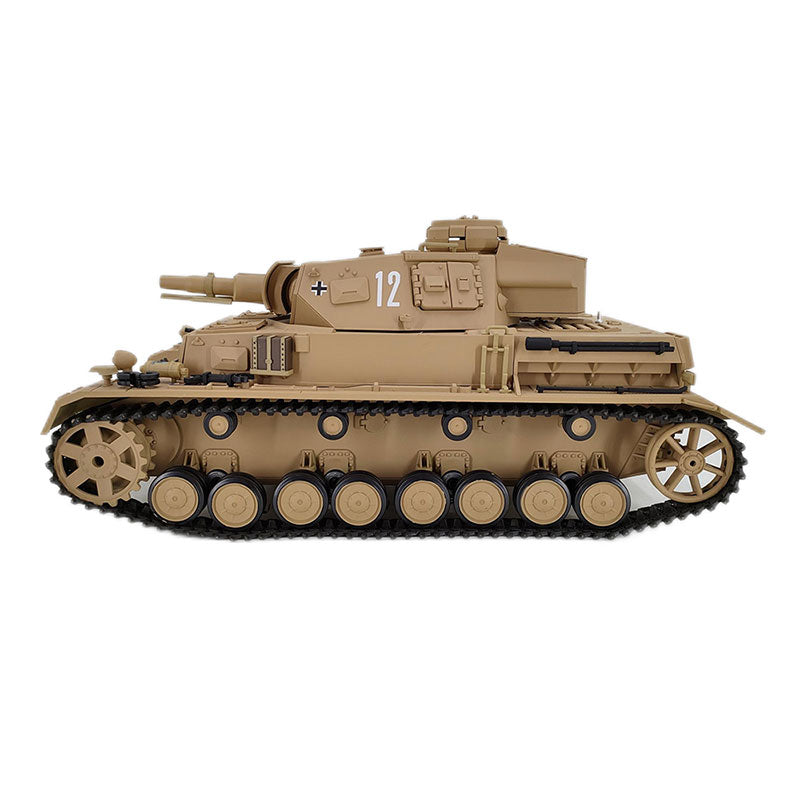 RC Tank Heng Long 3858-1 German IV F Type RTR Tank Upgrade Metal Version RC Tank toys