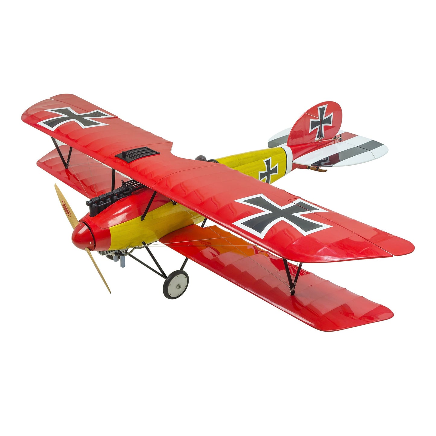 DWHobby Balsa wood Plane Albatross DIII ARF Large Gas Power Methanol Airplane Biplane Balsa Plane Kits 1800mm Wingspan