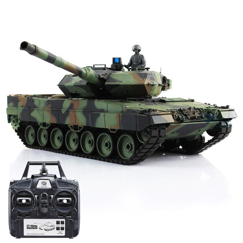 Heng Long 3889 German Leopard 2A6 RC Tank 1/16 TK7.0 Metal RC tank Toys