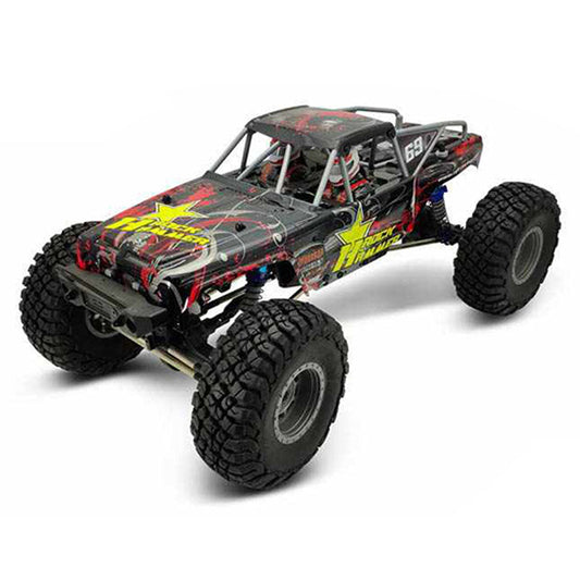 Coche todoterreno teledirigido RGT 18000 Rock Hammer Crawler, camión 4x4, escala 1/10, impermeable, juguete RTR