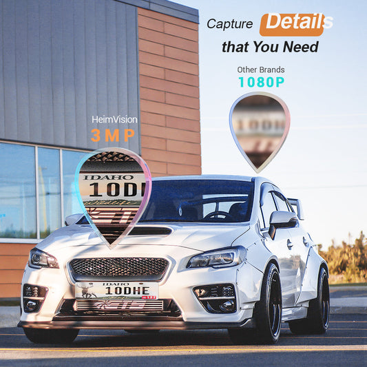 HeimVision HM311-2 3MP Outdoor Security Camera, 2K CCTV Wireless WiFi Home Bullet Camera with Floodlights, Night Vision, Two-Way Audio, Motion Detection, Waterproof, Cloud Service/Storage Card Support