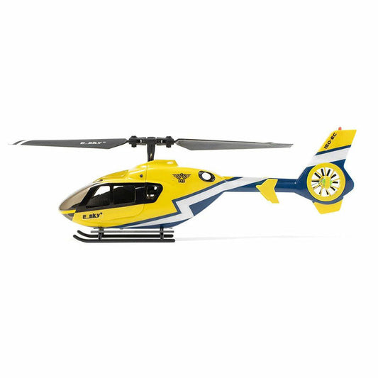 Helicóptero teledirigido ESKY 150EC EC135 de 2,4 GHz y 4 canales, monopala, sin flybar, para prácticas, ruta estable, altitud controlable, juguete para exteriores.