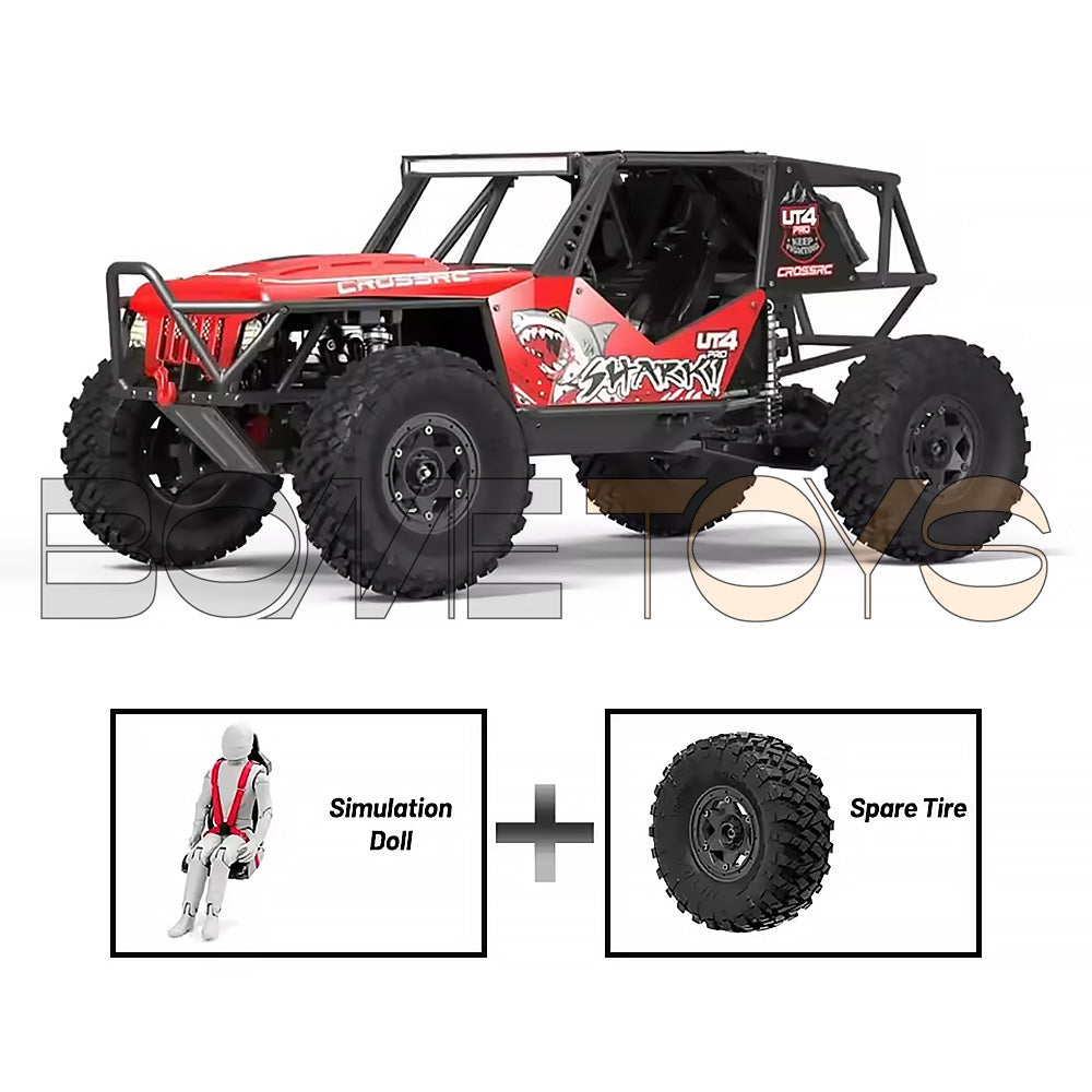 CROSSRC UT4 PRO Tiger Shark 1/7 RC Car Climbing Car Crossover High-speed Off-Road Vehicle RC Car
