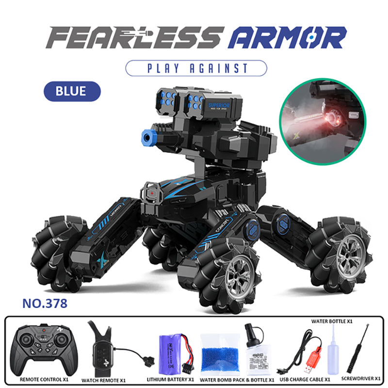 RC Car Launch Water Bomb Interactive Battle Gesture Sensing Battle Tank 4WD Drive Off-road Boy Toy Car