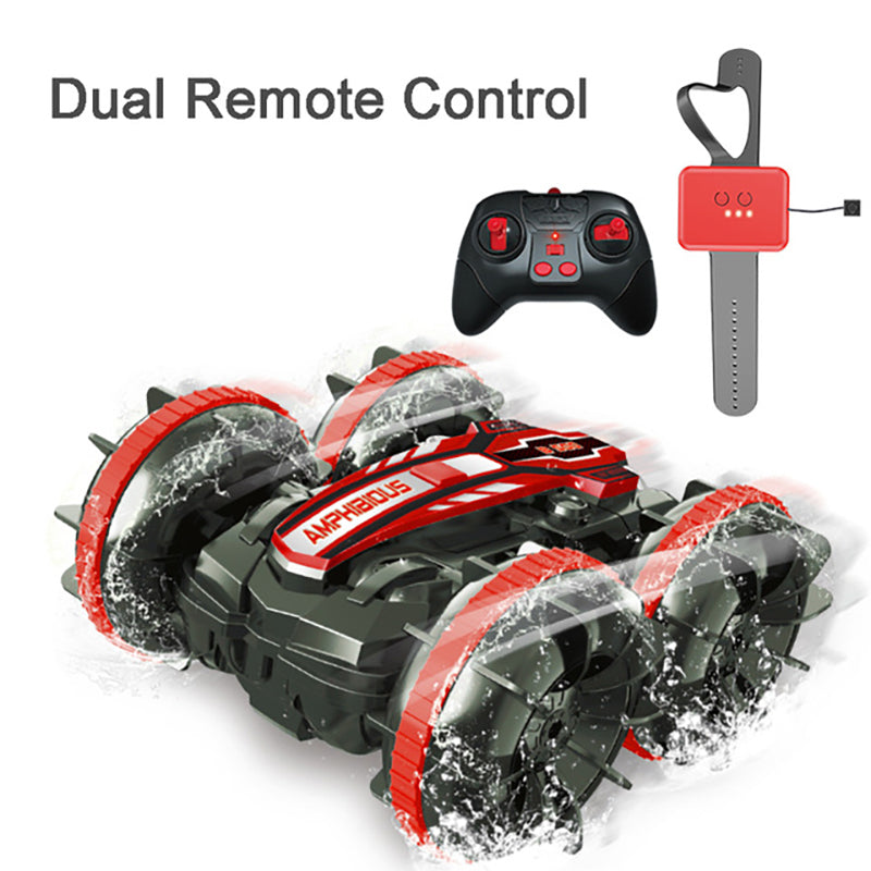 RC Car Amphibious Stunt RC Car Double-sided Drift flip Tumbling Driving Gesture Electric Toys