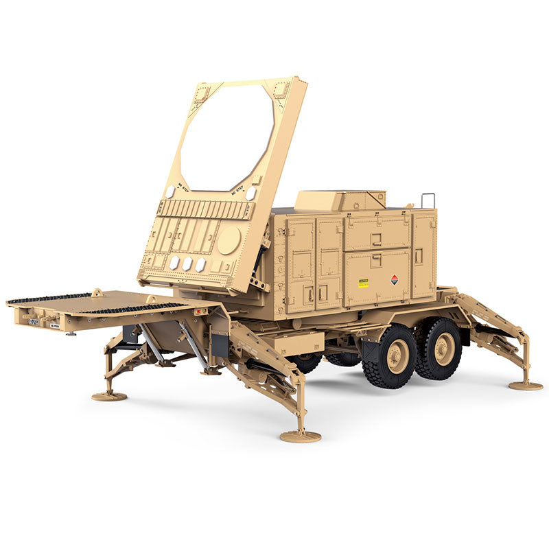 HG P804 P805 1/12 - Radar de chasis de aleación para coche, simulación de lanzamiento de misiles, accesorios para vehículos todoterreno militares de 2,4 G para camiones militares del ejército de EE. UU.