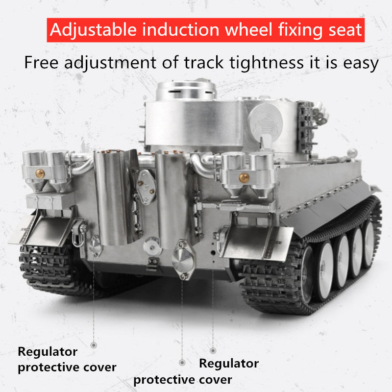 Heng Long 3818 Pro Customized Version Full Metal German Tiger I RC Tank 1/16 High Quality Tank Toys