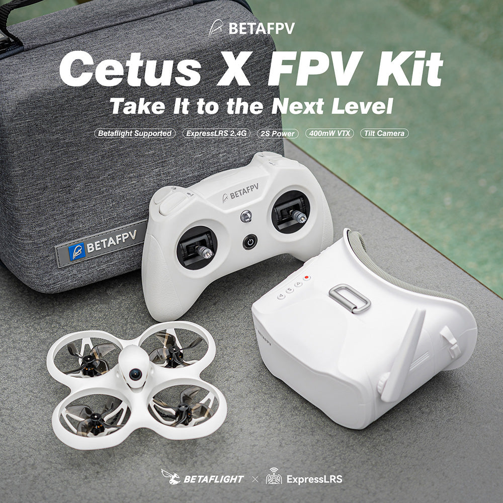 BETAFPV Cetus X FPV Kit Quadcopter Brushless FPV Drone ELRS 2.4G / Frsky FC Indoor Racing Quadcopter