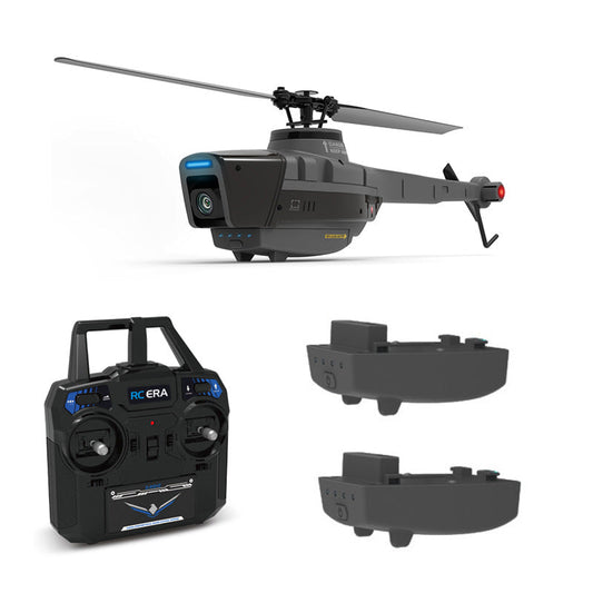 Black Bee Helicopter C128 Single Prop Aileronless 6-Axis 4CH 2.4G Electronic Gyroscope Air Pressure Fixed Height RC Helicopter