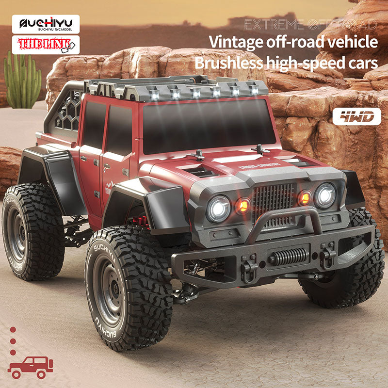SCY 16104 Pro Jeep Retro Wrangler RC Car 1/16 70KM/H Brushless Off-Road Car 35A ESC 2847 Brushless Motor