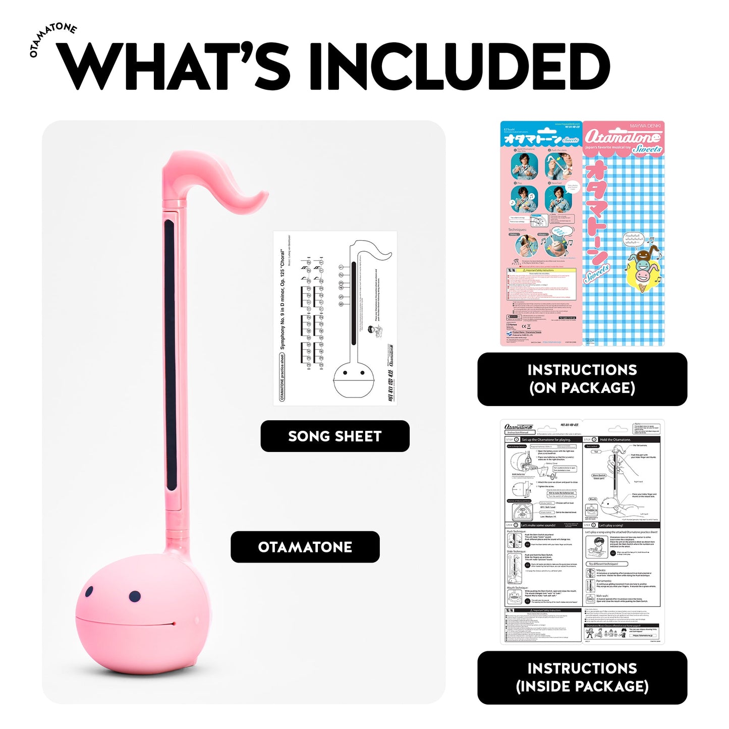 Otamatone Sweets (Strawberry)