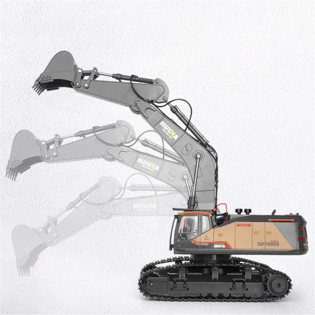 Huina 1592 Alloy RC Excavator 1:14 22CH RC Car Toys Gift