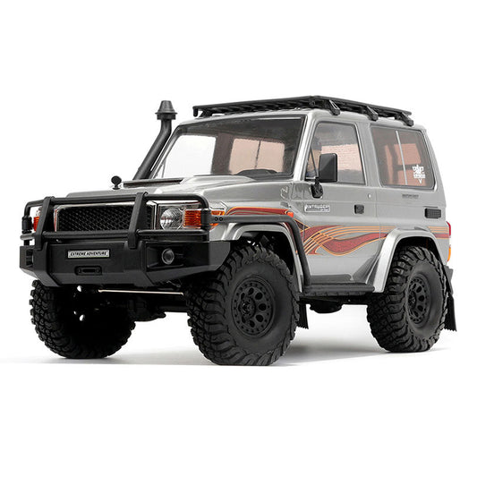 RGT EX86020 Intruder 4WD RC Car RTR TOYOTA LC71 1/10 2.4G Rock Crawler todoterreno, camión de escalada con luces LED