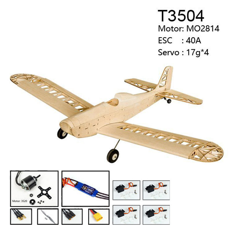 Balsa wood Plane Large Electric or Gas Power Fixed Wing Plane Balsa Kits 1400mm Wingspan