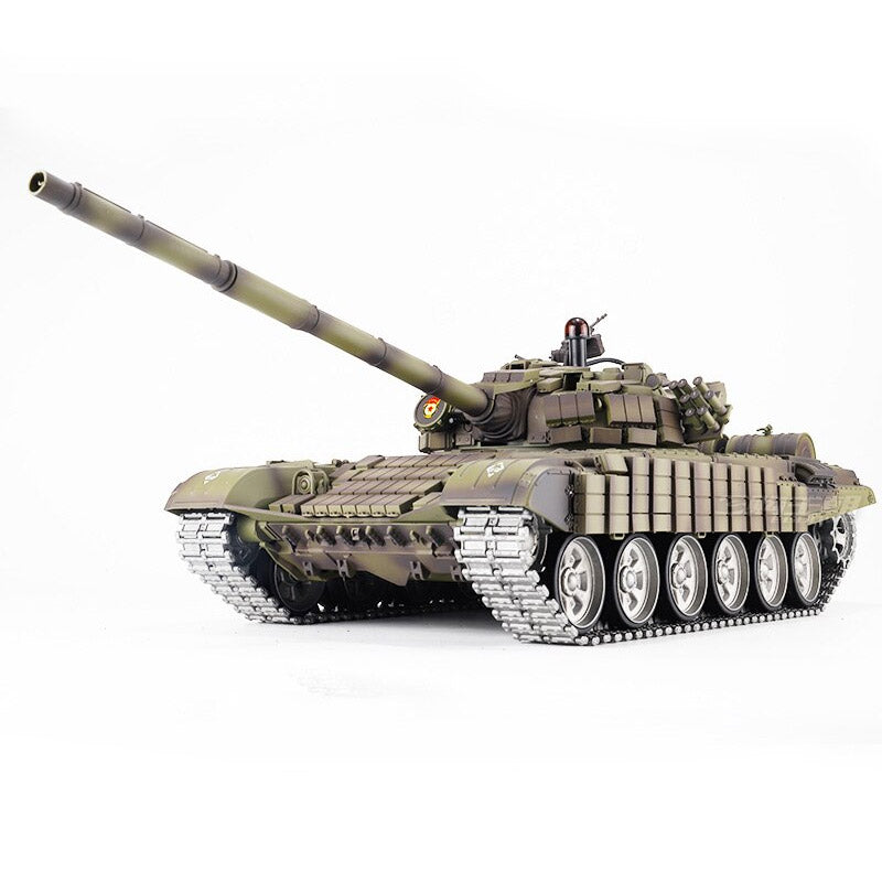 Heng Long 3939 T-72 RC Tank Russian Main Battle Off Road Tank Upgrade Metal Version Armor Tank Toys Gift