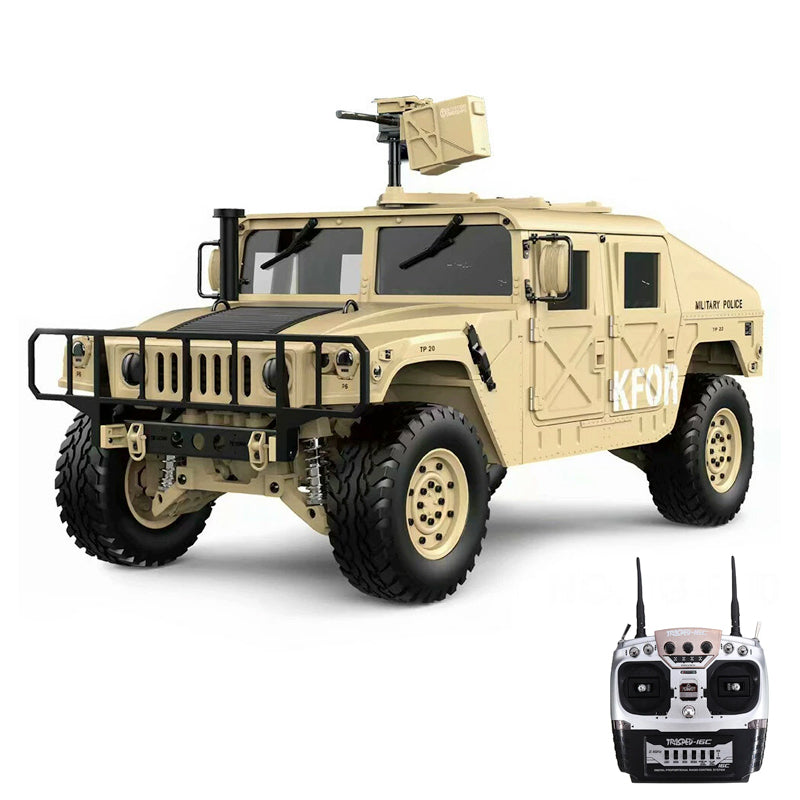 HG P408 4WD RC Car U.S Hummer 1/10 2.4G Military Vehicle Truck Toys Gifts