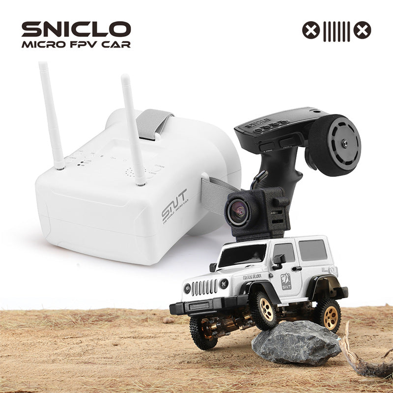 SNICLO SNT 1:64 3010 Off-Road FPV Car 4WD Micro FPV Car With Goggles Mangetic Removable FPVBOX Climbing Truck Kids Toy Gift