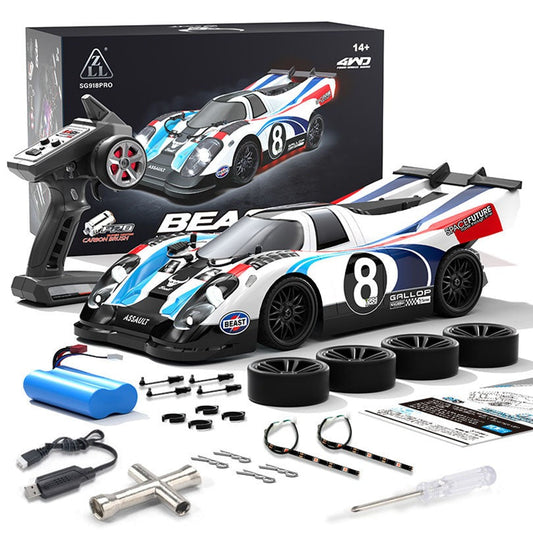 Coche RC ZLL SG918 4WD sin escobillas, 70 km/h, alta velocidad, escala 1:16, para derrapar
