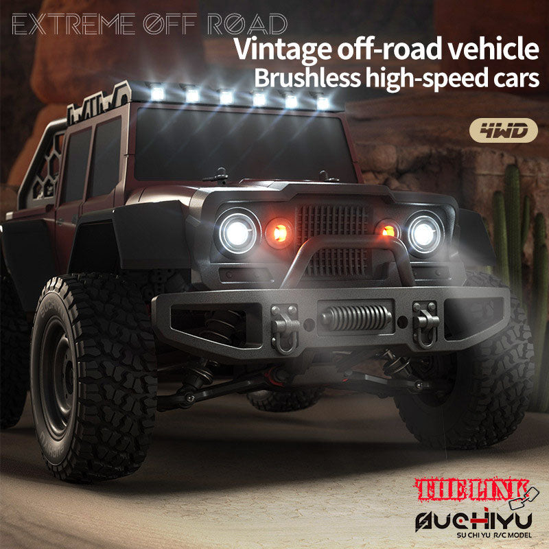 SCY 16104 Pro Jeep Retro Wrangler RC Car 1/16 70KM/H Brushless Off-Road Car 35A ESC 2847 Brushless Motor