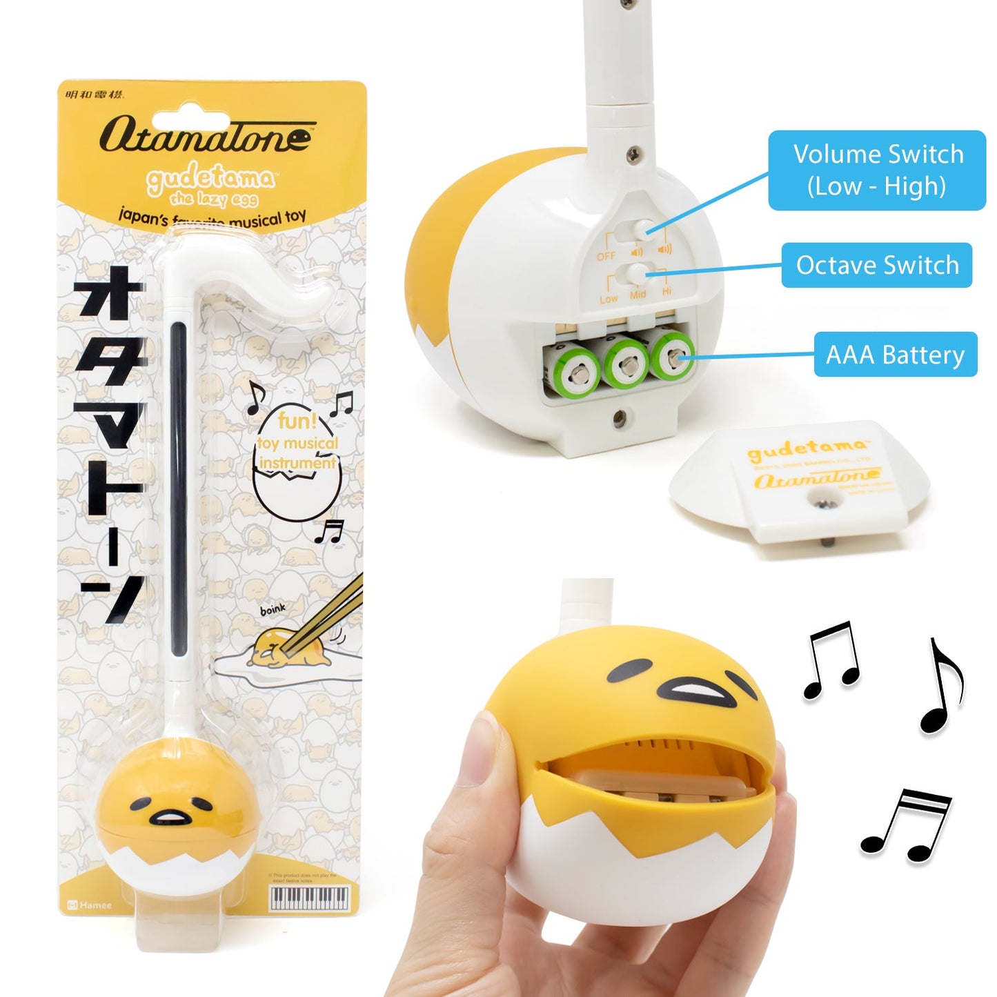 Otamatone Sanrio (Gudetama)