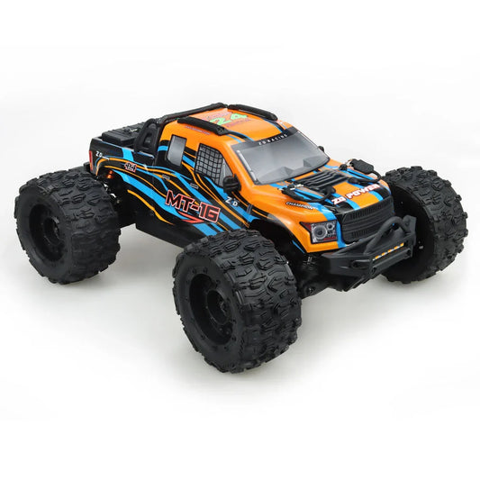 Coche teledirigido ZD Racing MT16 RTR 4WD 1/16 2,4 G 80 km/h sin escobillas 3S Desert Monster todoterreno, chasis de aleación, luz LED, amortiguadores proporcionales de aceite