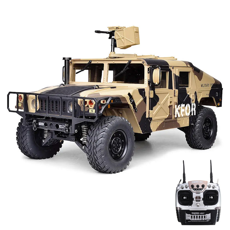 HG P408 4WD RC Car U.S Hummer 1/10 2.4G Military Vehicle Truck Toys Gifts