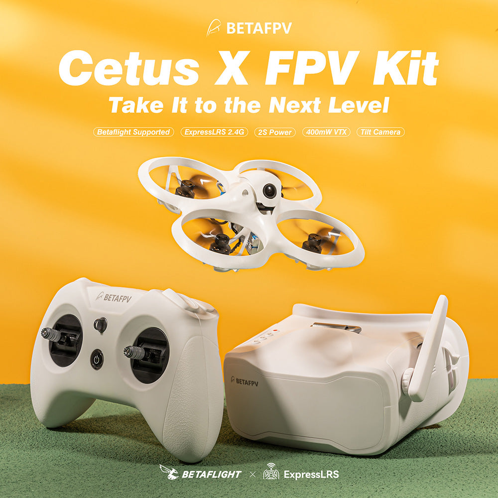 BETAFPV Cetus X FPV Kit Quadcopter Brushless FPV Drone ELRS 2.4G / Frsky FC Indoor Racing Quadcopter