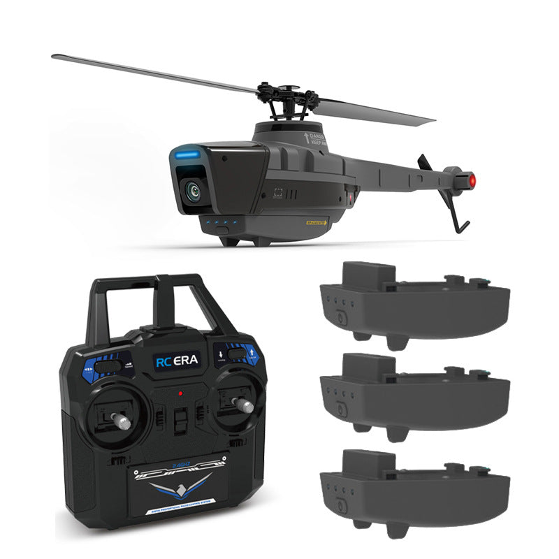Black Bee Helicopter C128 Single Prop Aileronless 6-Axis 4CH 2.4G Electronic Gyroscope Air Pressure Fixed Height RC Helicopter