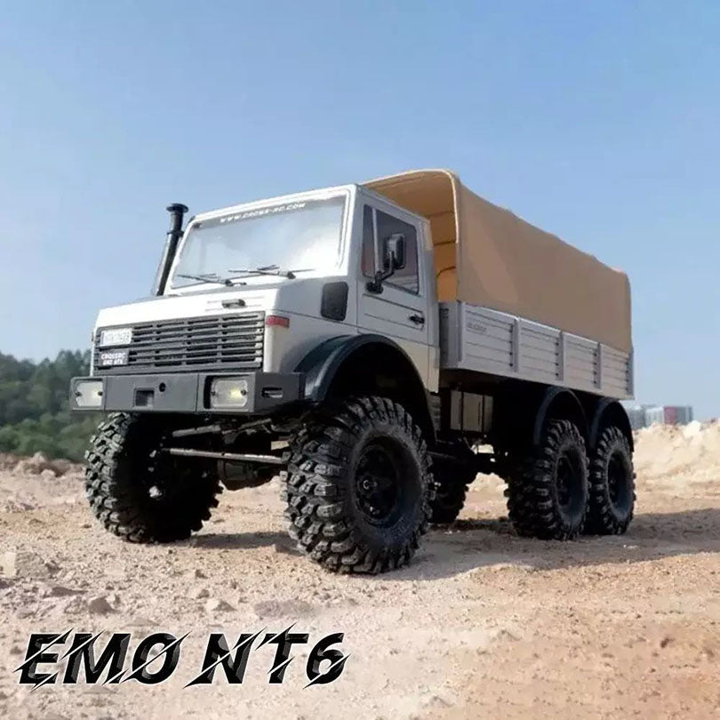 CROSSRC EMO NT6 Simulation Unimog 6WD 6x6 1/10 RC Car Off-Road Crawler Vehicle RTR