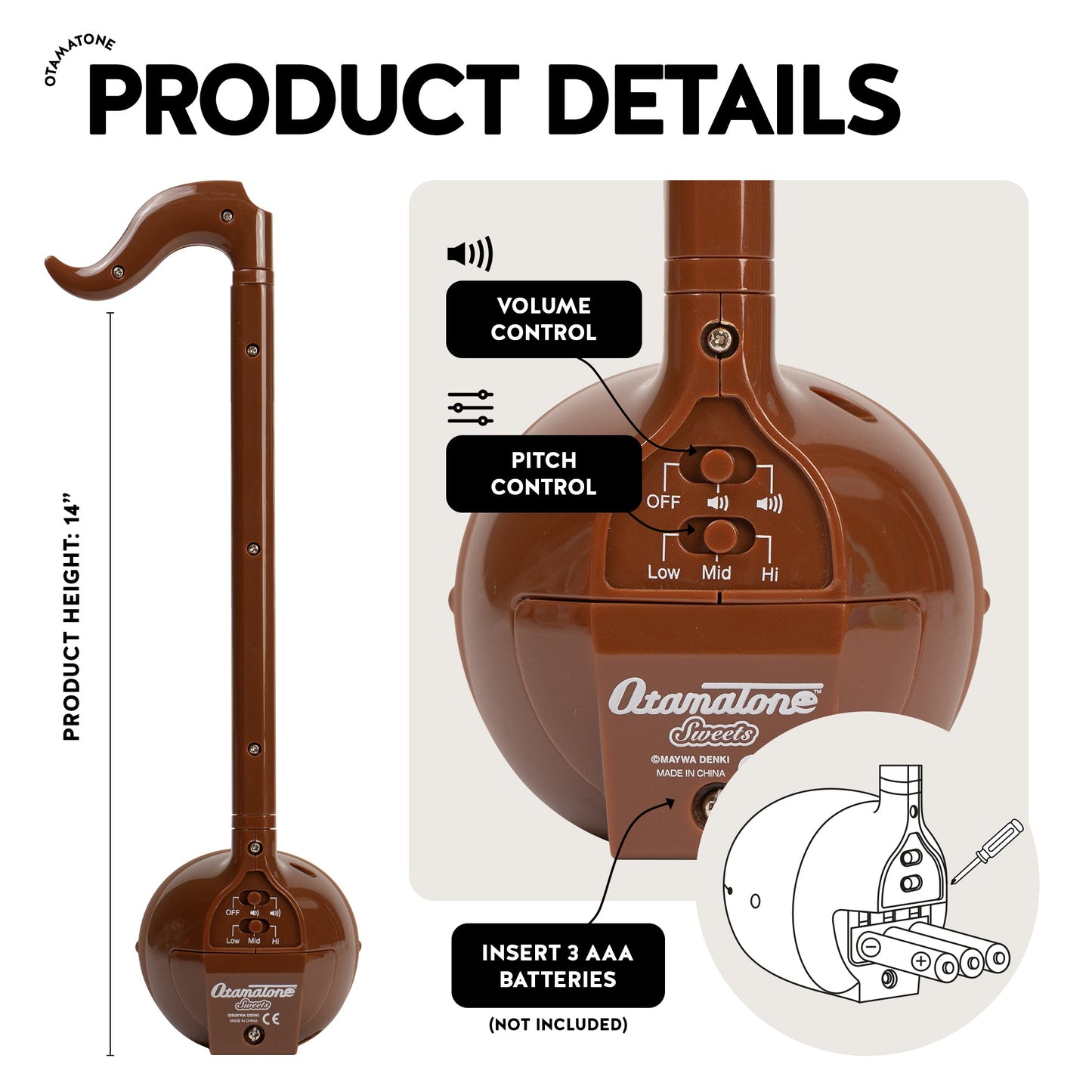 Otamatone Sweets (Chocolate)