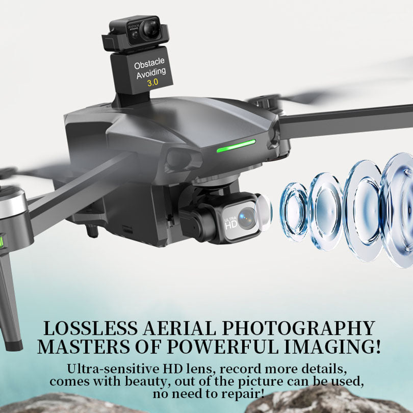 XMR/C M10 PLUS 4K Drone 3-axis Gimbal Brushless GPS 5G Obstacle Avoidance Quadcopter Optional Screen Remote Control