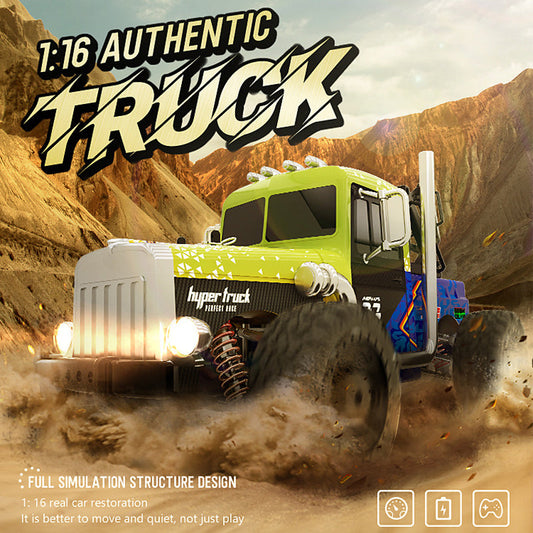 سيارة سباق عالية السرعة بتحكم عن بعد، شاحنة مزارع دريفت رباعية الدفع بمقياس 1:16