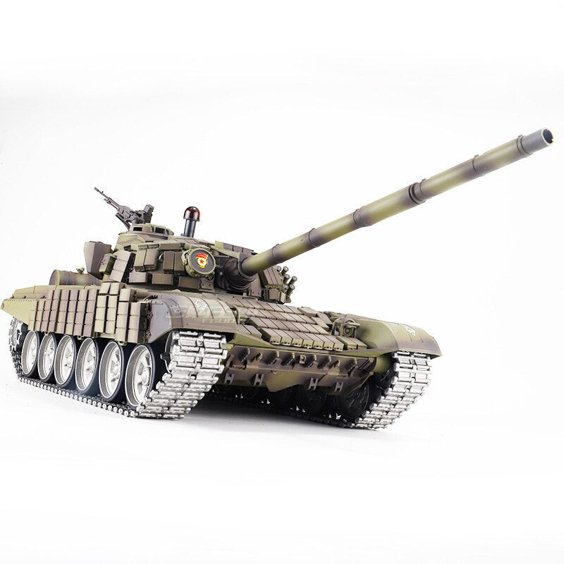 Heng Long 3939 T-72 RC Tank Russian Main Battle Off Road Tank Upgrade Metal Version Armor Tank Toys Gift
