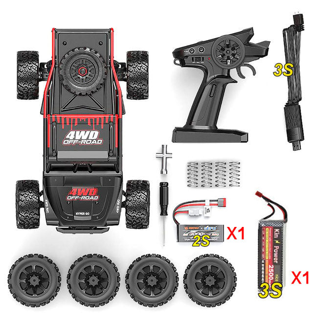MJX Hyper Go 14209 14210 V2.0 1/14 Waterproof High-Speed Brushless RC Car 4WD Off-Road Racing Electric Truck Metal Chassis