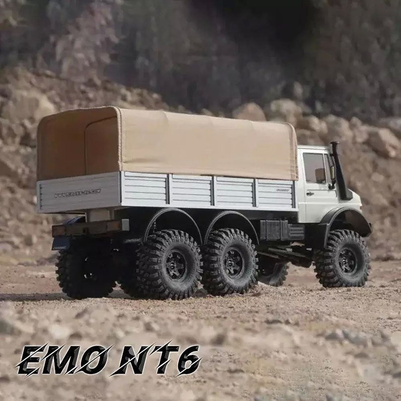 CROSSRC EMO NT6 Simulation Unimog 6WD 6x6 1/10 RC Car Off-Road Crawler Vehicle RTR