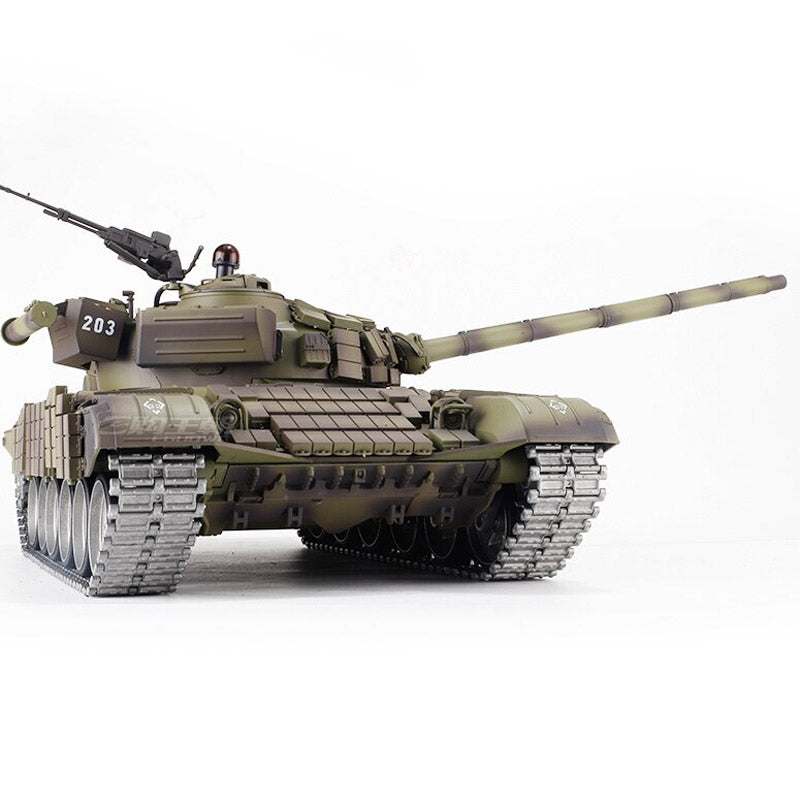 Heng Long 3939 T-72 RC Tank Russian Main Battle Off Road Tank Upgrade Metal Version Armor Tank Toys Gift