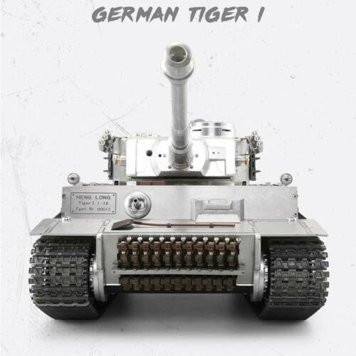 Heng Long 3818 Pro Customized Version Full Metal German Tiger I RC Tank 1/16 High Quality Tank Toys