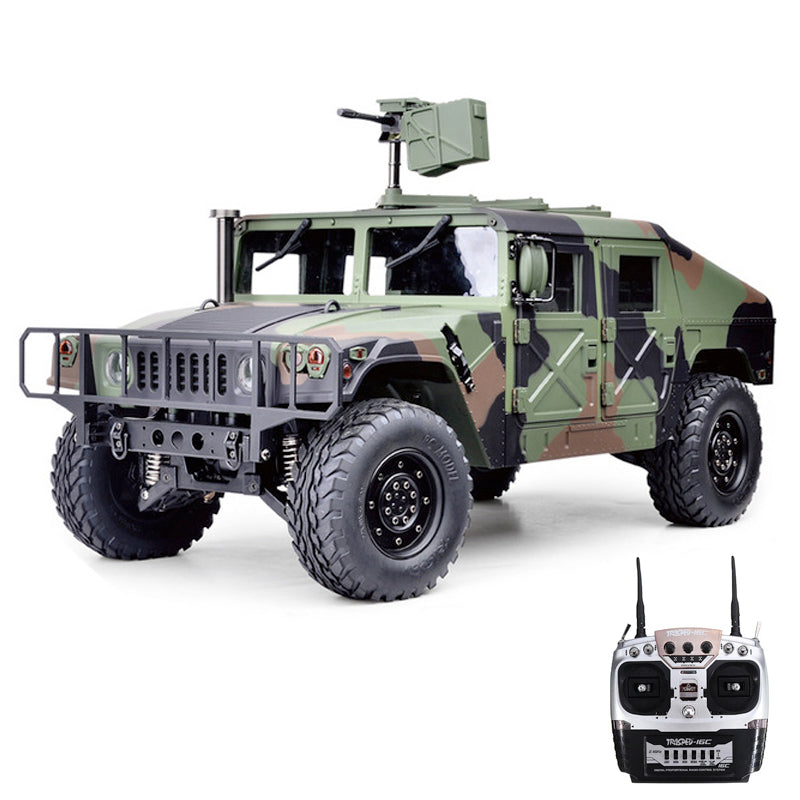 HG P408 4WD RC Car U.S Hummer 1/10 2.4G Military Vehicle Truck Toys Gifts