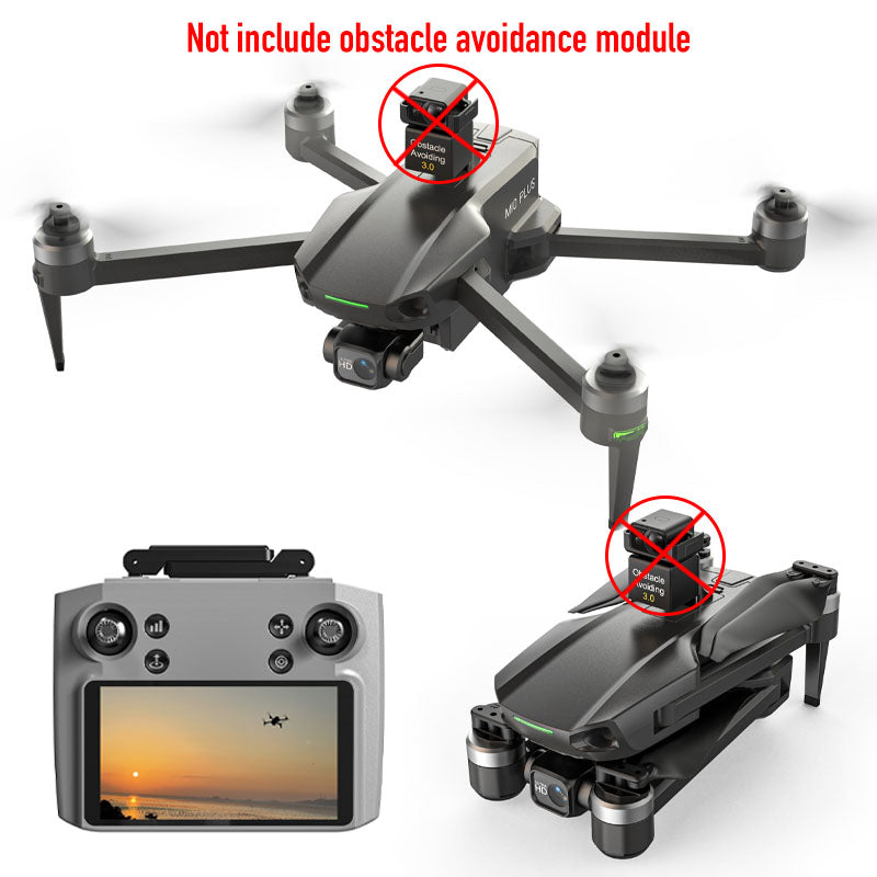 XMR/C M10 PLUS 4K Drone 3-axis Gimbal Brushless GPS 5G Obstacle Avoidance Quadcopter Optional Screen Remote Control
