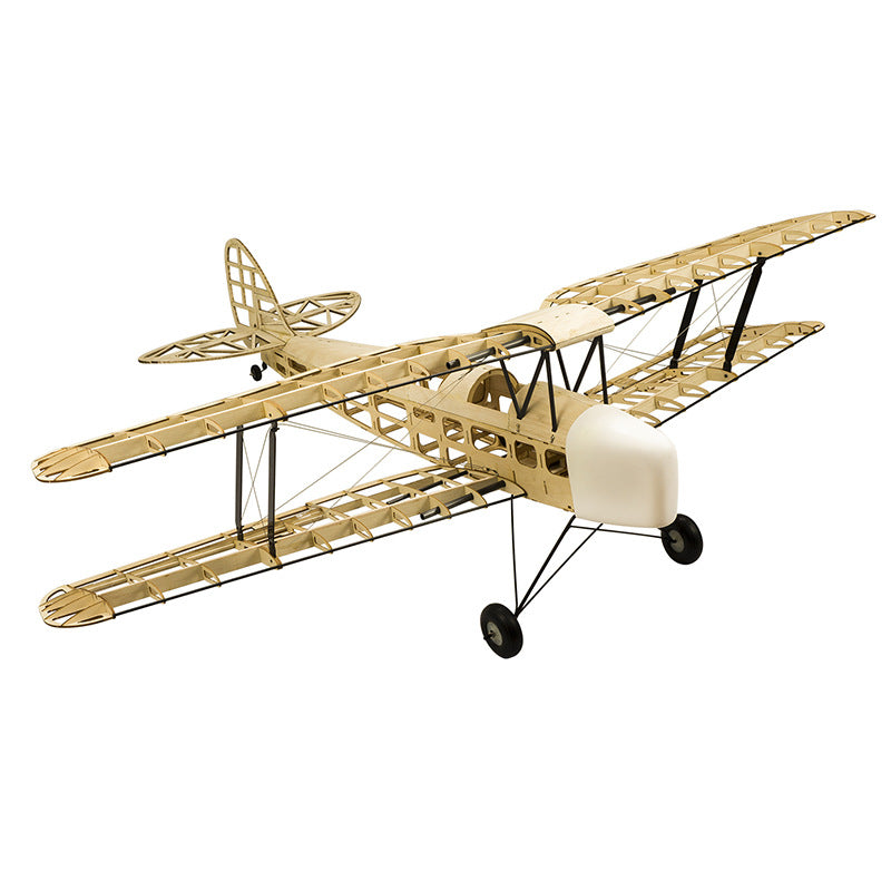 Balsa wood Plane DH82a Tiger Moth Large Electric or Gas Power Fixed Wing Plane Balsa Kits 1400mm Wingspan