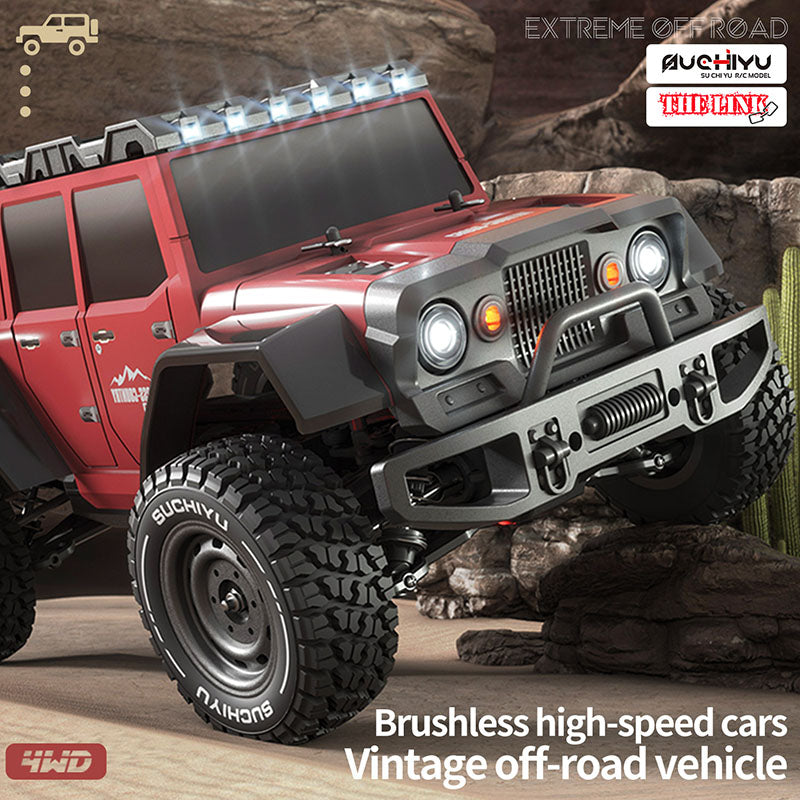 SCY 16104 Pro Jeep Retro Wrangler RC Car 1/16 70KM/H Brushless Off-Road Car 35A ESC 2847 Brushless Motor