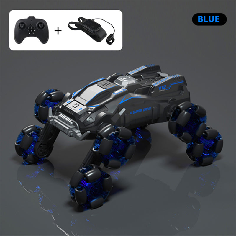 RC Car 8 Wheels 360° Rotation Stunt Gesture Sensing Watch Spray RC Vehicle with Light Music Led