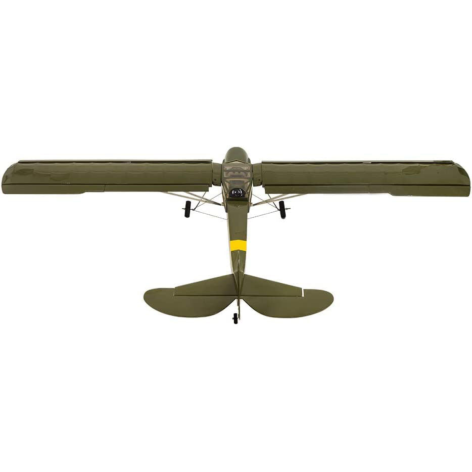 DWHobby Balsa wood Plane Army Green Fi156 Fieseler Storch Large Electric or Gas Power Fixed Wing Balsa Plane 1600mm Wingspan With Accessories