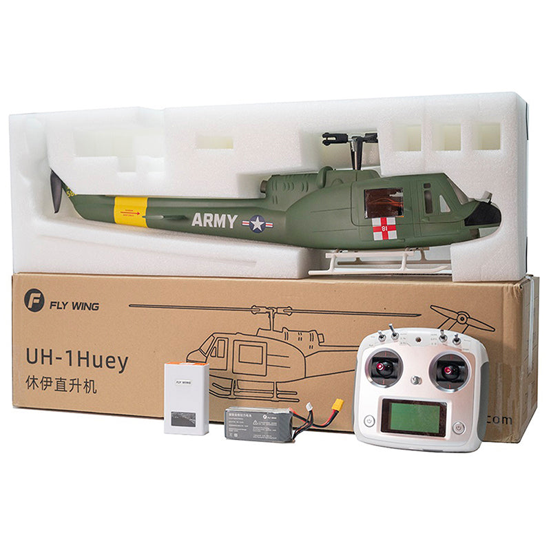 FLY WING UH 1 V3 Upgrade Version Class 470 6CH Brushless GPS Fixed Point Altitude Hold RC Helicopter PNP/RTF H1 Flight Controller