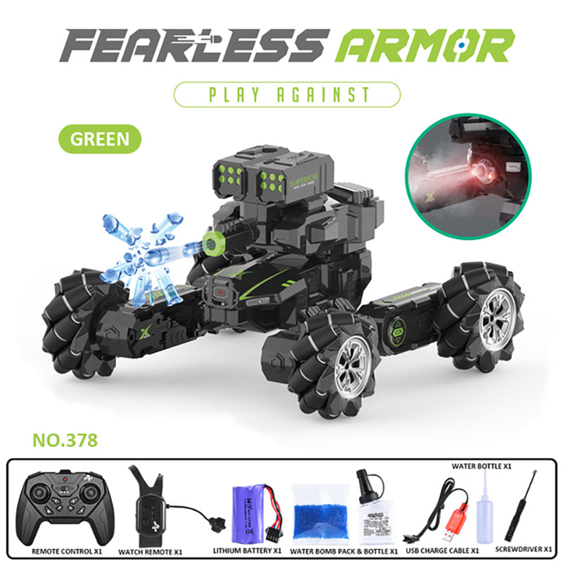 RC Car Launch Water Bomb Interactive Battle Gesture Sensing Battle Tank 4WD Drive Off-road Boy Toy Car