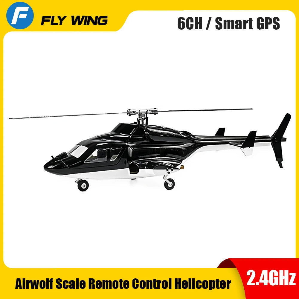 FLYWING Airwolf Helicopter FW450 2.5 6CH Scale RC Helicopter PNP/RTF Version