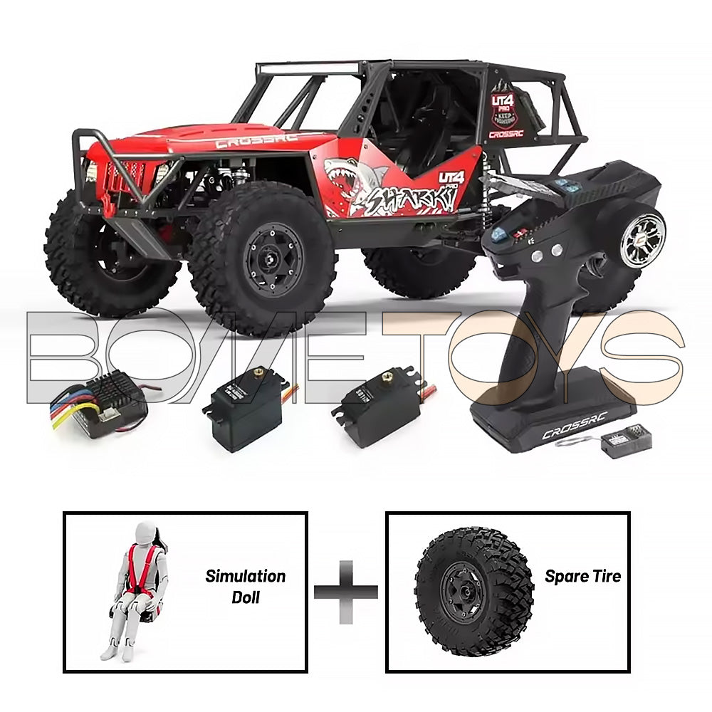 CROSSRC UT4 PRO Tiger Shark 1/7 RC Car Climbing Car Crossover High-speed Off-Road Vehicle RC Car