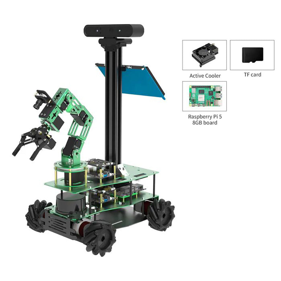 ROSMASTER X3 PLUS ROS STEM Education Python Programming Robot for Jetson NANO 4GB/Orin NX/Orin NANO/RaspberryPi 5B
